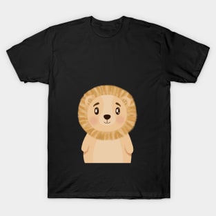 Baby Lion Illustration T-Shirt